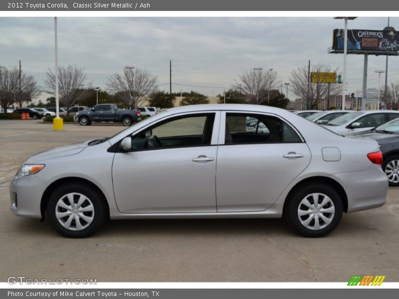  2012 Corolla  Classic Silver Metallic