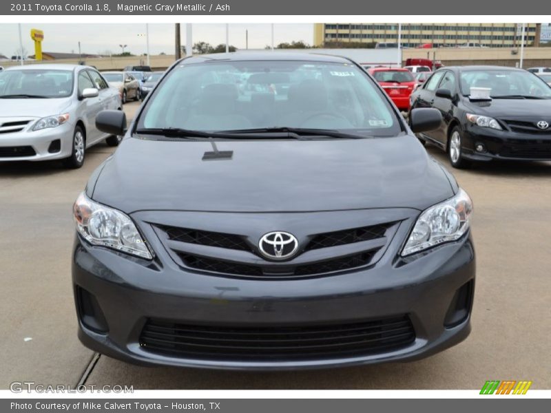 Magnetic Gray Metallic / Ash 2011 Toyota Corolla 1.8