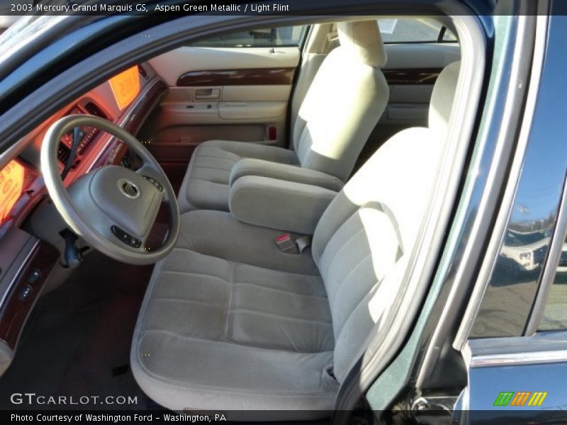 Aspen Green Metallic / Light Flint 2003 Mercury Grand Marquis GS