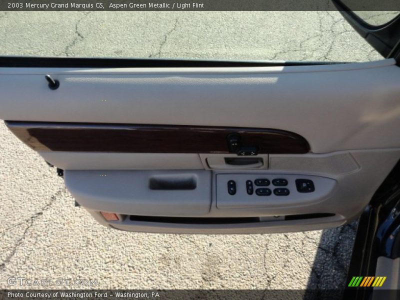 Aspen Green Metallic / Light Flint 2003 Mercury Grand Marquis GS