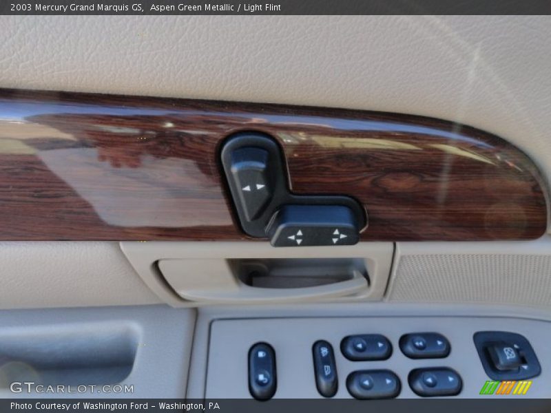 Aspen Green Metallic / Light Flint 2003 Mercury Grand Marquis GS