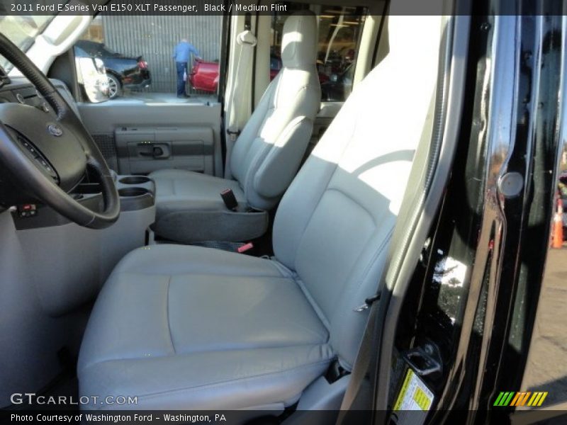 Black / Medium Flint 2011 Ford E Series Van E150 XLT Passenger