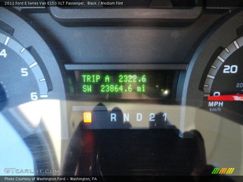 Black / Medium Flint 2011 Ford E Series Van E150 XLT Passenger