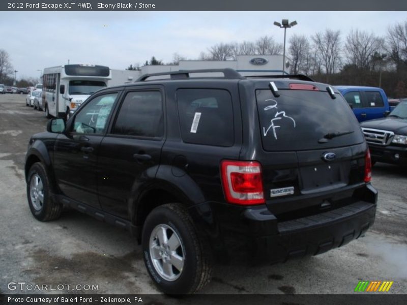 Ebony Black / Stone 2012 Ford Escape XLT 4WD