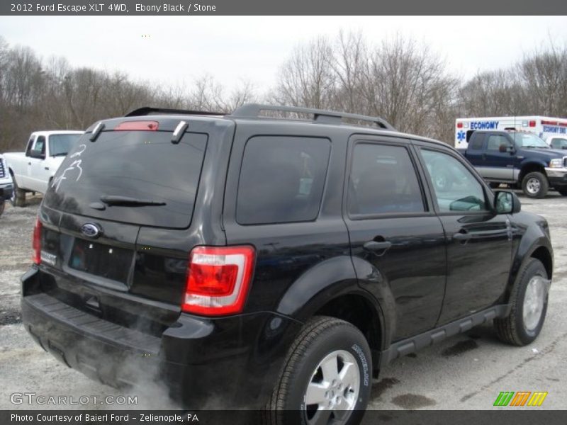 Ebony Black / Stone 2012 Ford Escape XLT 4WD