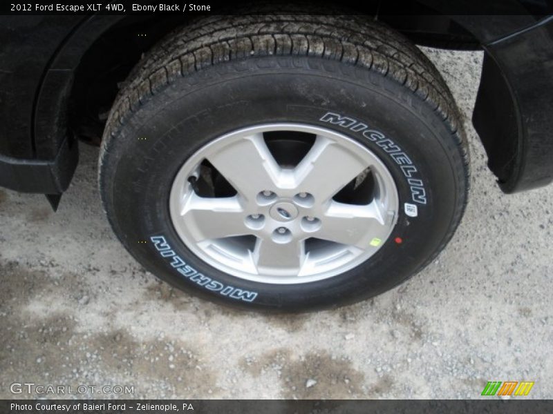 Ebony Black / Stone 2012 Ford Escape XLT 4WD