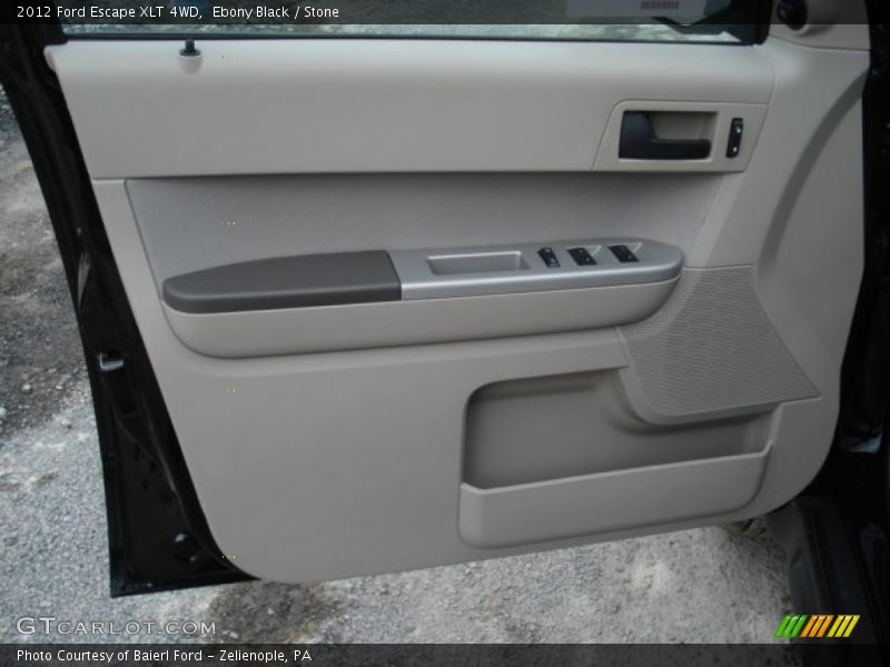 Ebony Black / Stone 2012 Ford Escape XLT 4WD