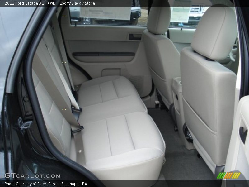 Ebony Black / Stone 2012 Ford Escape XLT 4WD