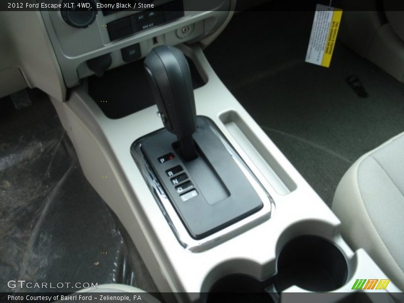 Ebony Black / Stone 2012 Ford Escape XLT 4WD