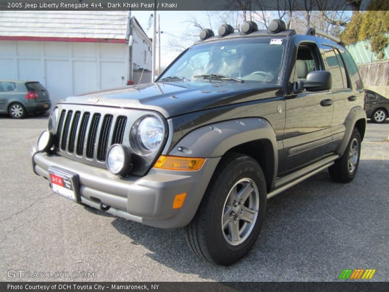 Dark Khaki Pearl / Khaki 2005 Jeep Liberty Renegade 4x4
