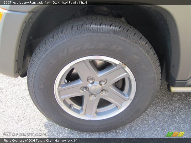 Dark Khaki Pearl / Khaki 2005 Jeep Liberty Renegade 4x4