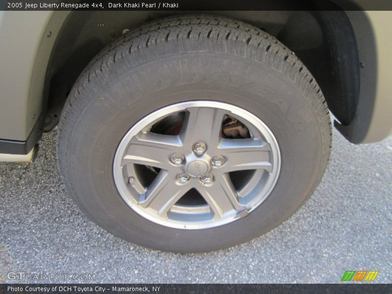 Dark Khaki Pearl / Khaki 2005 Jeep Liberty Renegade 4x4