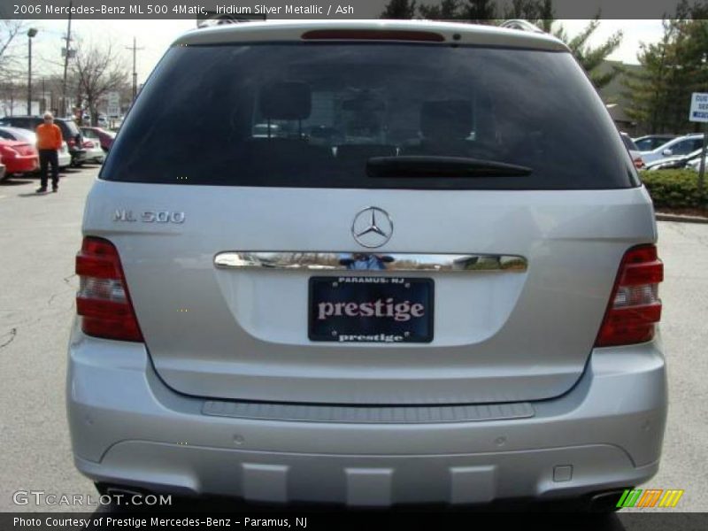 Iridium Silver Metallic / Ash 2006 Mercedes-Benz ML 500 4Matic