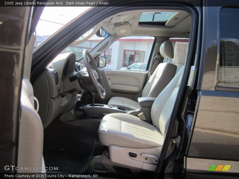 Dark Khaki Pearl / Khaki 2005 Jeep Liberty Renegade 4x4