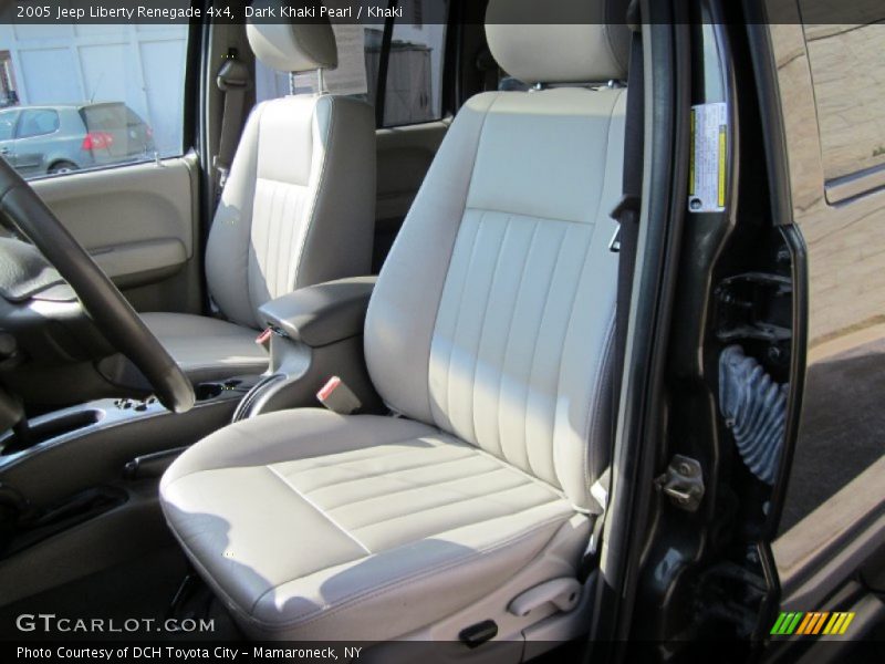 Dark Khaki Pearl / Khaki 2005 Jeep Liberty Renegade 4x4