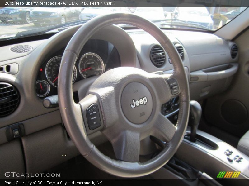 Dark Khaki Pearl / Khaki 2005 Jeep Liberty Renegade 4x4