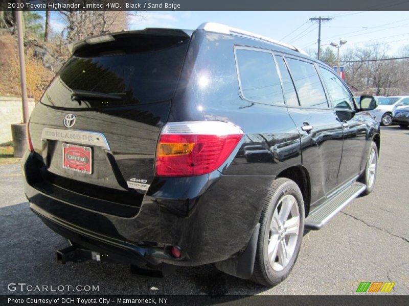 Black / Sand Beige 2010 Toyota Highlander Limited 4WD