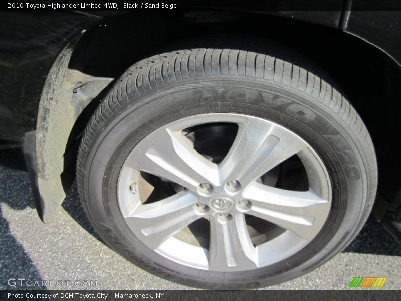 Black / Sand Beige 2010 Toyota Highlander Limited 4WD