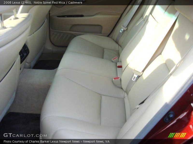 Noble Spinel Red Mica / Cashmere 2008 Lexus LS 460
