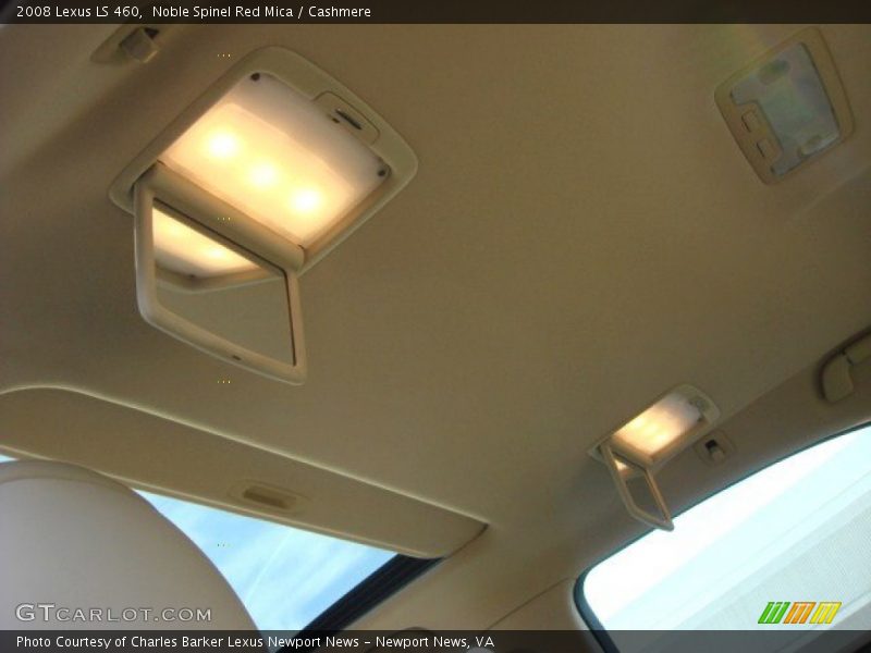 Noble Spinel Red Mica / Cashmere 2008 Lexus LS 460