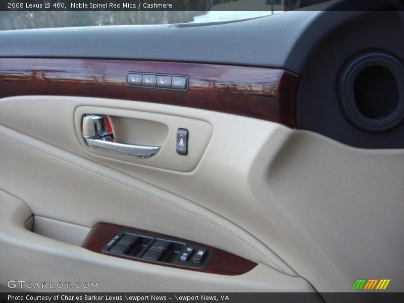 Noble Spinel Red Mica / Cashmere 2008 Lexus LS 460