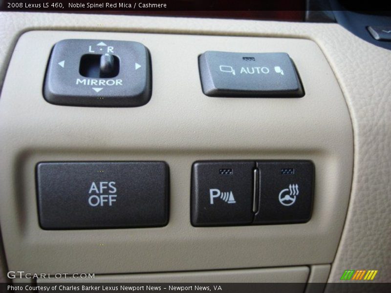 Noble Spinel Red Mica / Cashmere 2008 Lexus LS 460