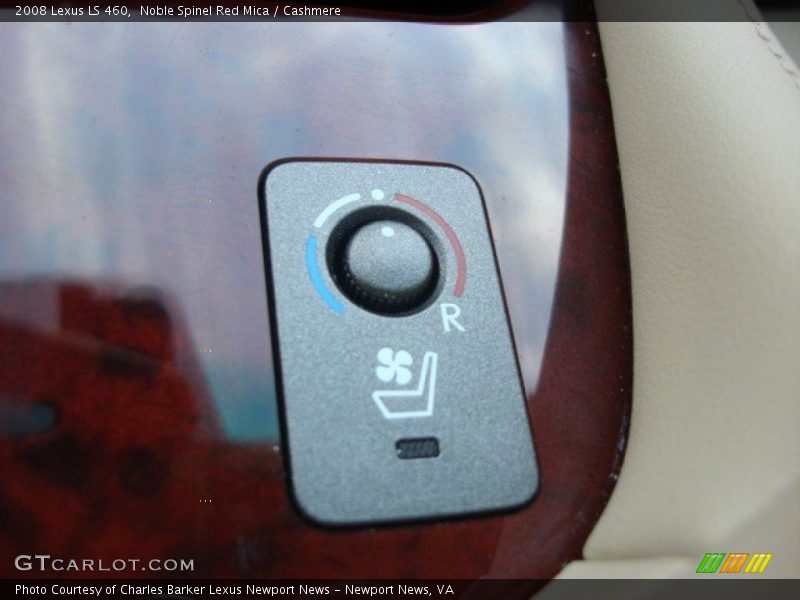 Noble Spinel Red Mica / Cashmere 2008 Lexus LS 460