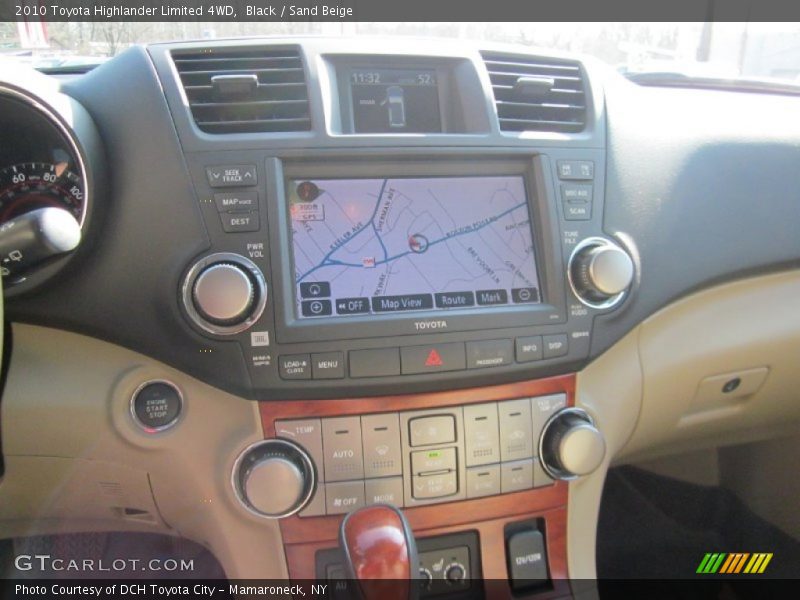 Black / Sand Beige 2010 Toyota Highlander Limited 4WD