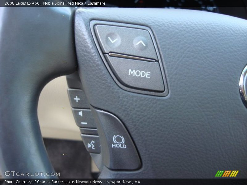 Noble Spinel Red Mica / Cashmere 2008 Lexus LS 460