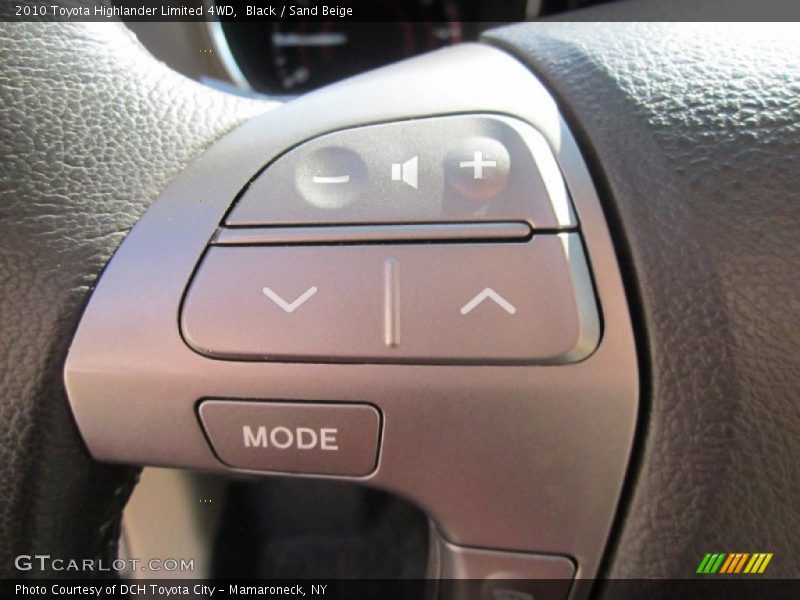 Black / Sand Beige 2010 Toyota Highlander Limited 4WD
