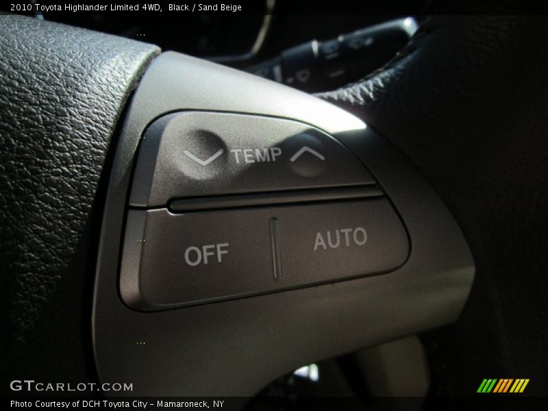 Black / Sand Beige 2010 Toyota Highlander Limited 4WD