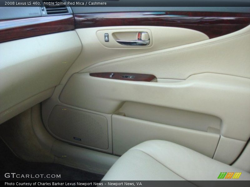 Noble Spinel Red Mica / Cashmere 2008 Lexus LS 460