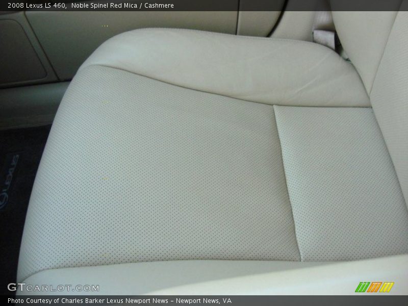 Noble Spinel Red Mica / Cashmere 2008 Lexus LS 460