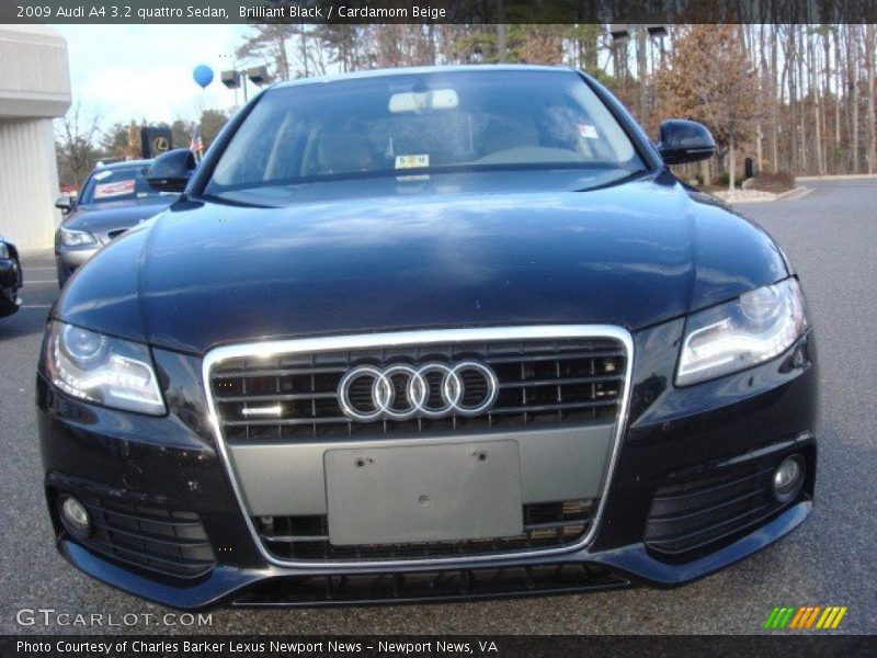 Brilliant Black / Cardamom Beige 2009 Audi A4 3.2 quattro Sedan