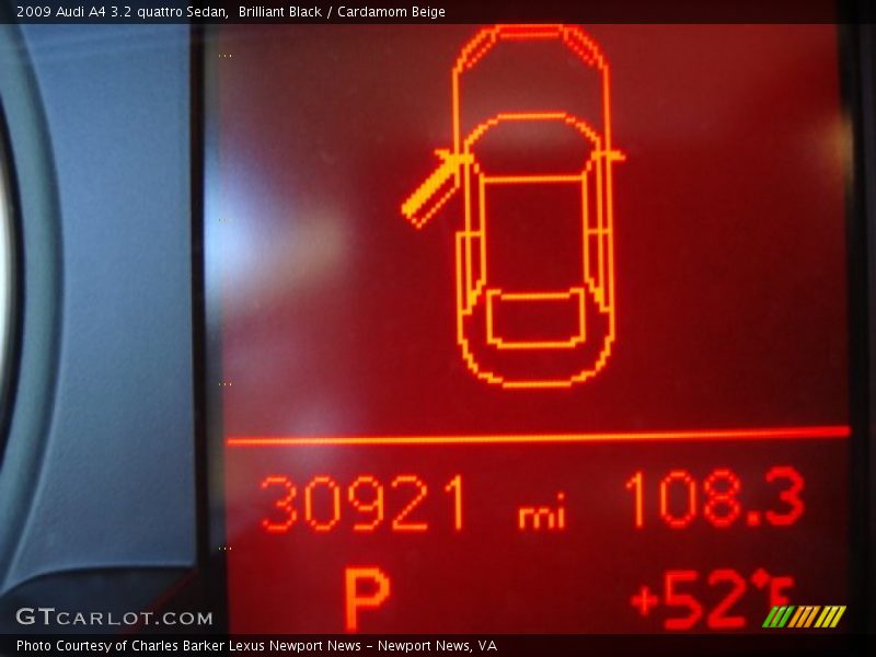 Brilliant Black / Cardamom Beige 2009 Audi A4 3.2 quattro Sedan