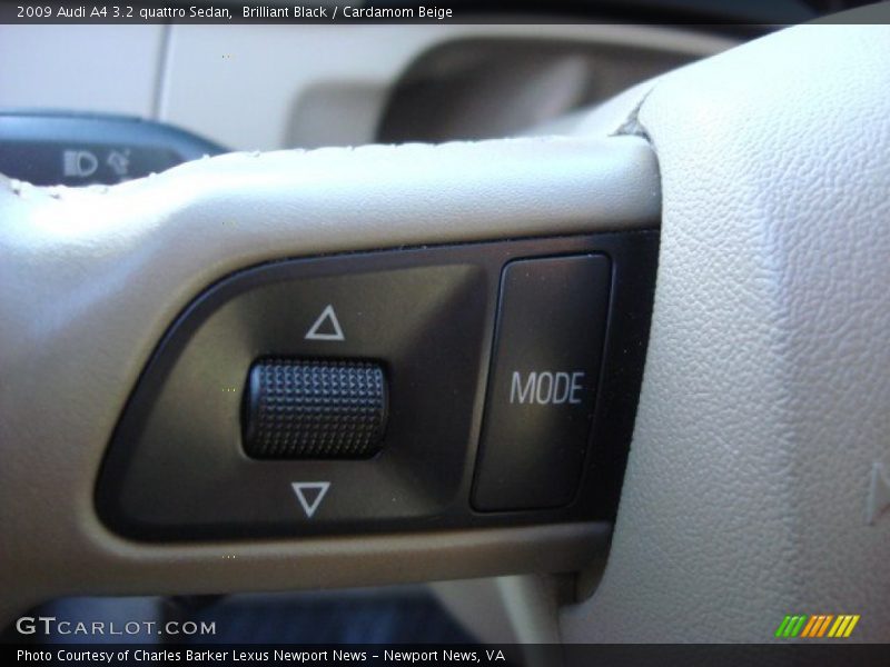 Brilliant Black / Cardamom Beige 2009 Audi A4 3.2 quattro Sedan