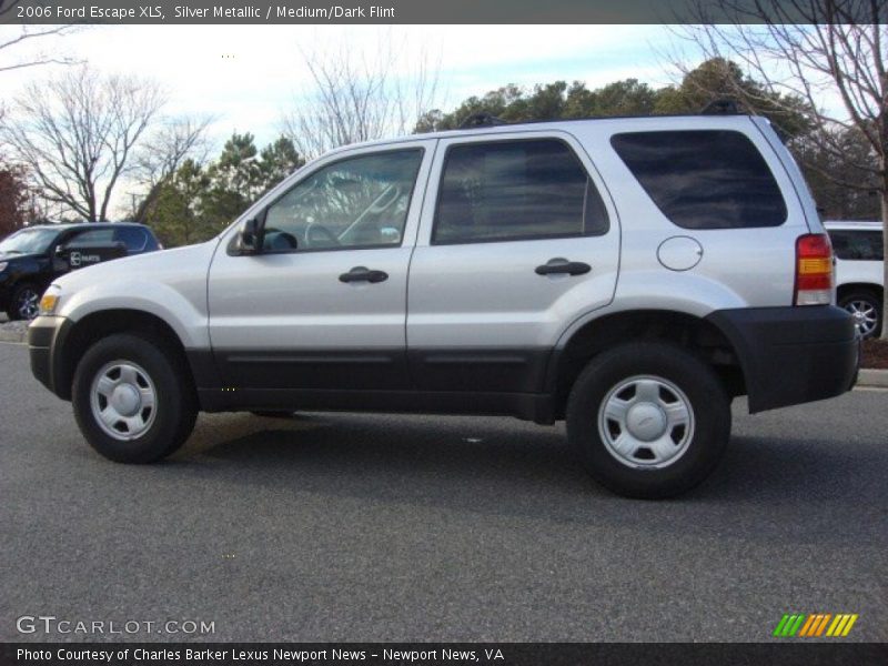 Silver Metallic / Medium/Dark Flint 2006 Ford Escape XLS