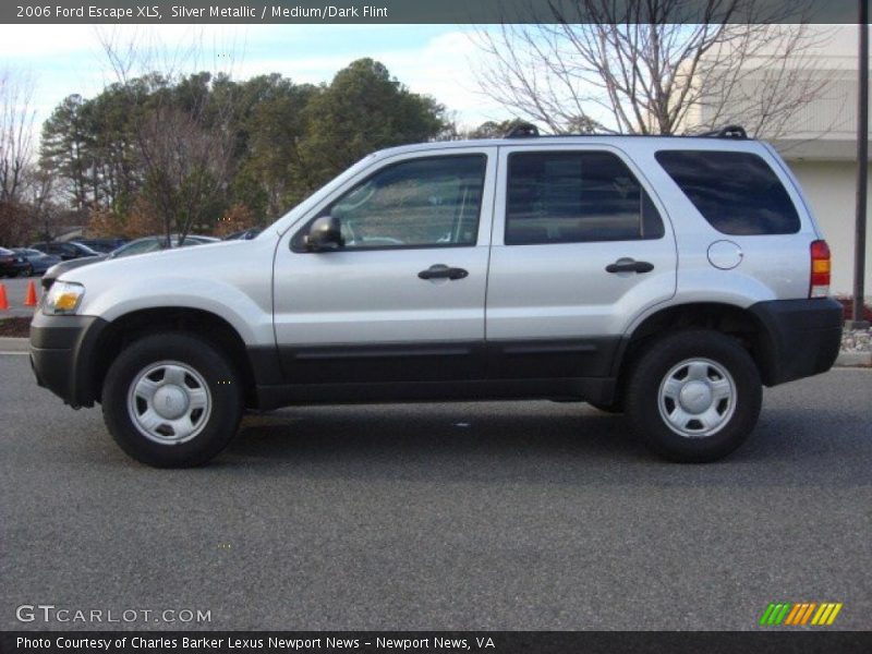 Silver Metallic / Medium/Dark Flint 2006 Ford Escape XLS