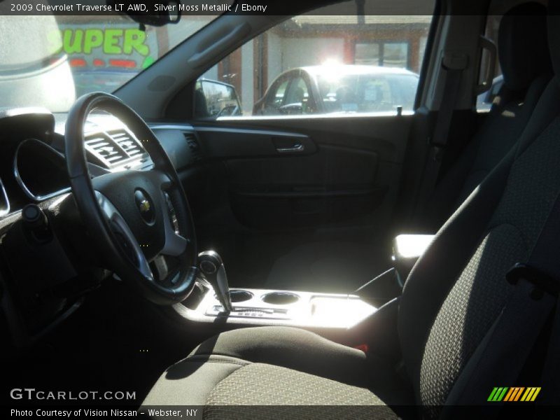 Silver Moss Metallic / Ebony 2009 Chevrolet Traverse LT AWD