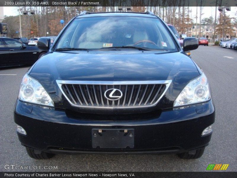 Obsidian Black / Parchment 2009 Lexus RX 350 AWD