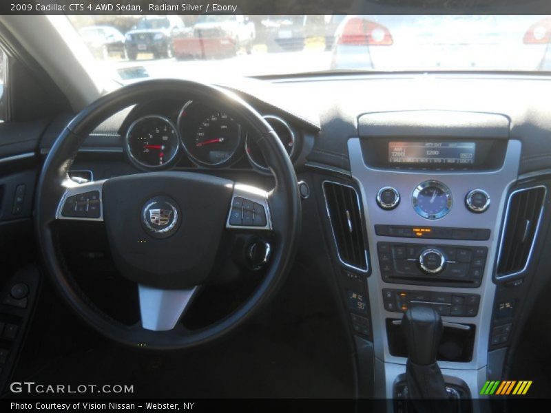 Radiant Silver / Ebony 2009 Cadillac CTS 4 AWD Sedan