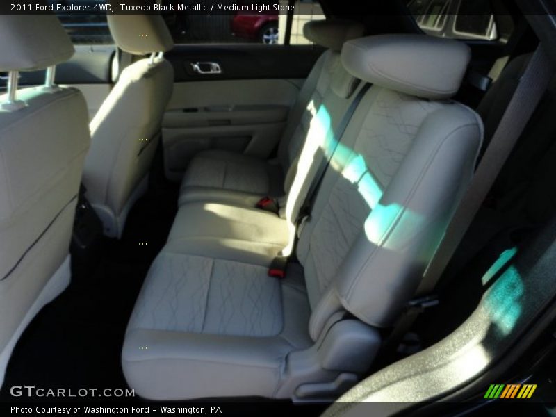 Tuxedo Black Metallic / Medium Light Stone 2011 Ford Explorer 4WD