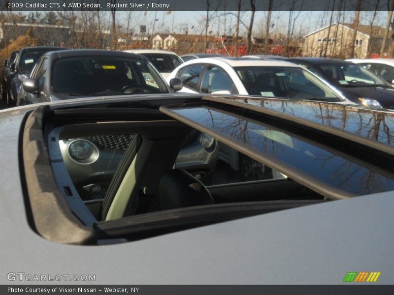 Radiant Silver / Ebony 2009 Cadillac CTS 4 AWD Sedan