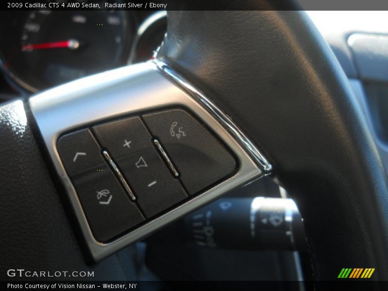 Radiant Silver / Ebony 2009 Cadillac CTS 4 AWD Sedan
