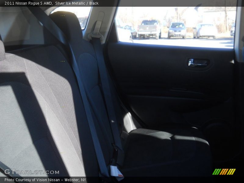 Silver Ice Metallic / Black 2011 Nissan Rogue S AWD