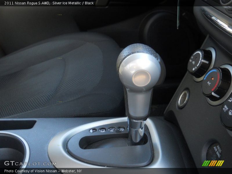Silver Ice Metallic / Black 2011 Nissan Rogue S AWD