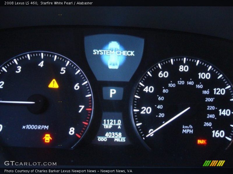 Starfire White Pearl / Alabaster 2008 Lexus LS 460