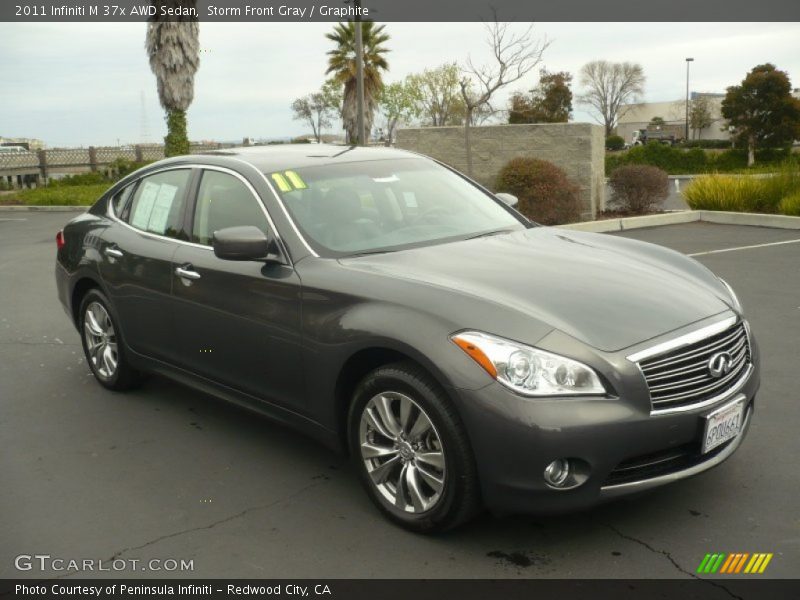 Storm Front Gray / Graphite 2011 Infiniti M 37x AWD Sedan