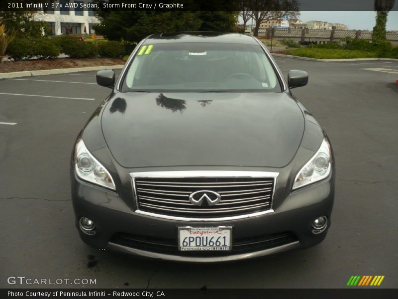Storm Front Gray / Graphite 2011 Infiniti M 37x AWD Sedan