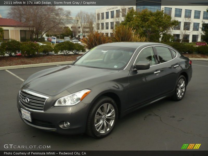 Storm Front Gray / Graphite 2011 Infiniti M 37x AWD Sedan